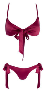 Set lenjerie intimă Cottelli LINGERIE roșu S/M cu funde