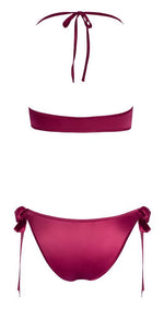 Set lenjerie intimă Cottelli LINGERIE roșu S/M cu funde