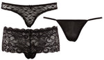 Set chiloți Cottelli Lingerie Negru XL