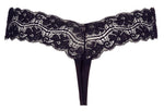 Cottelli LINGERIE colier tanga cu perle
