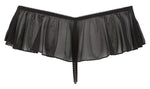 Tanga cu volane deschis Cottelli LINGERIE negru L