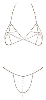 Set de lanțuri metalice aurii Cottelli ACCESSOIRES