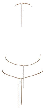 Set de lanțuri metalice aurii Cottelli ACCESSOIRES