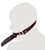 Dildo Gag Fetish Collection din silicon negru 12 cm