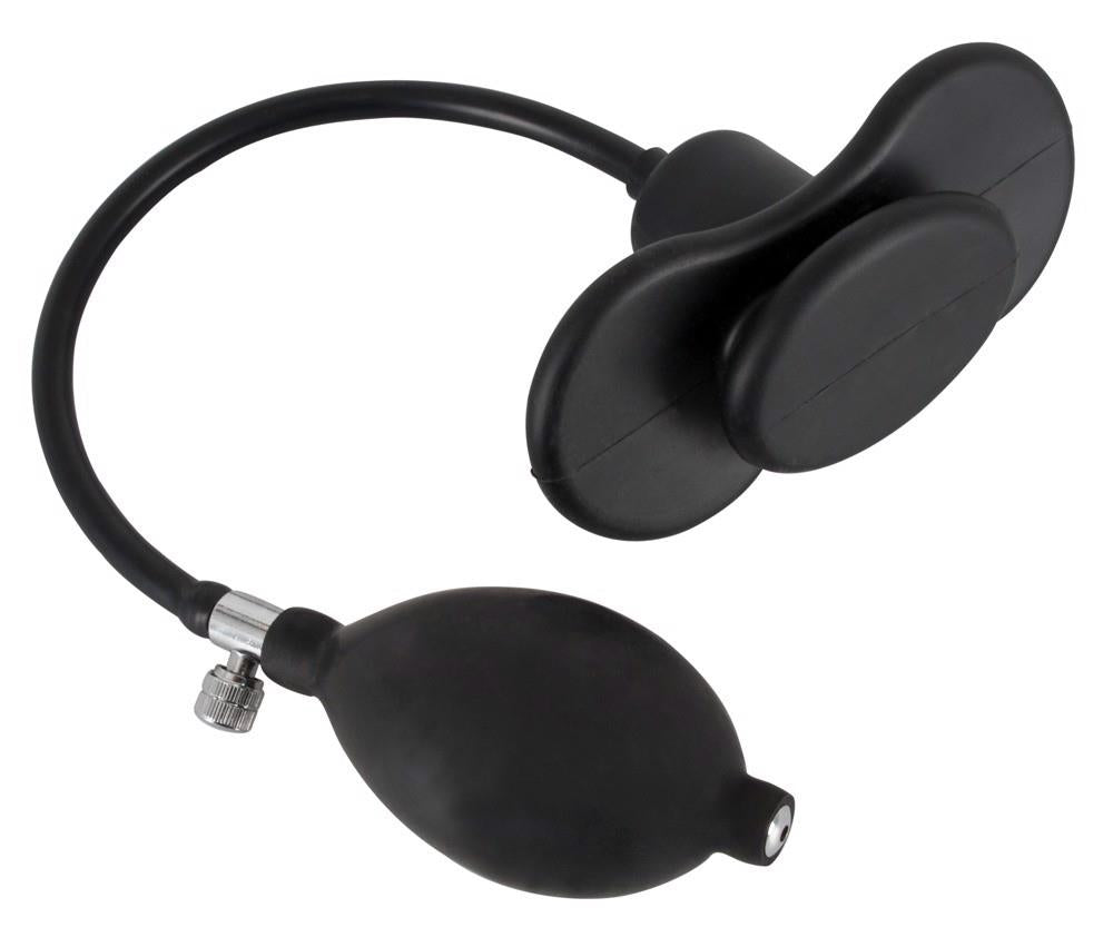 Căciulă gonflabilă Bad Kitty din silicon, neagră, 12 cm