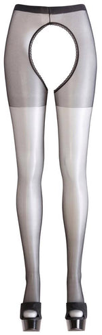 Colanți Cottelli LEGWEAR cu bretele deschise L/XL
