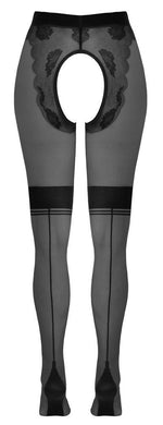 Colanți Cottelli LEGWEAR culoare nude cu deschidere între picioare 25 den