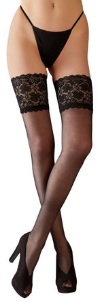 Ciorapi cu model și dantelă Cottelli LEGWEAR 20 den