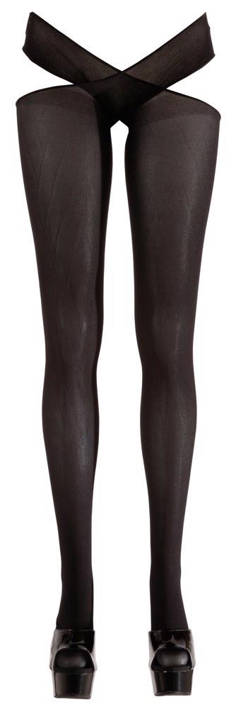 Ciorapi Cottelli LEGWEAR negri L/XL deschiși