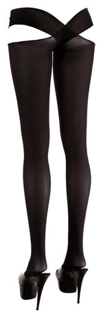 Ciorapi Cottelli LEGWEAR negri L/XL deschiși