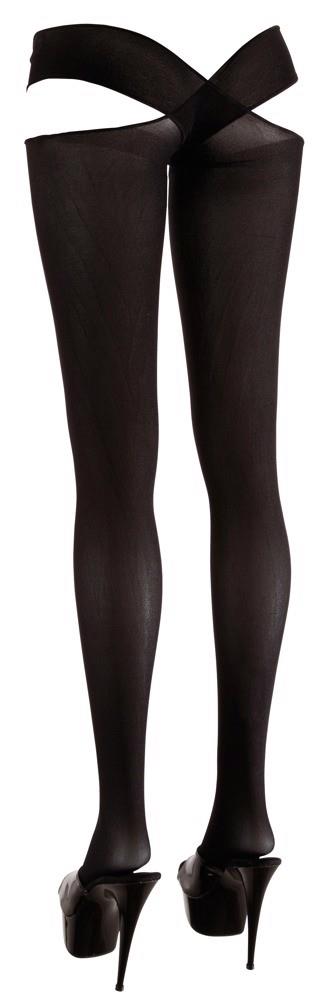 Ciorapi Cottelli LEGWEAR negri L/XL deschiși