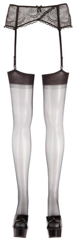 Ciorapi cu cusături Cottelli LEGWEAR, negri, 15 den