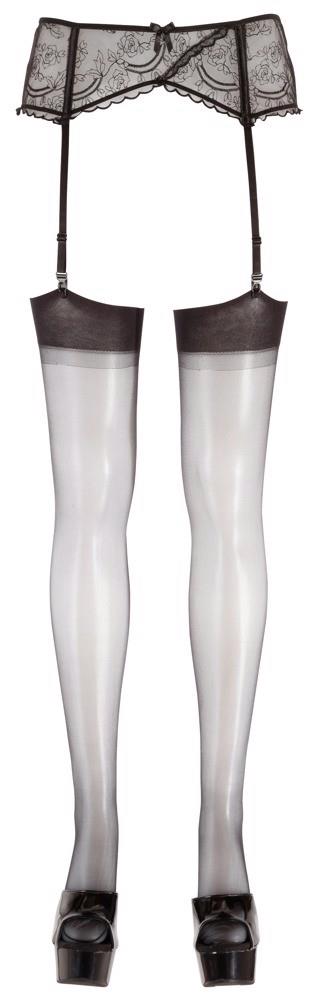 Ciorapi cu cusături Cottelli LEGWEAR, negri, 15 den