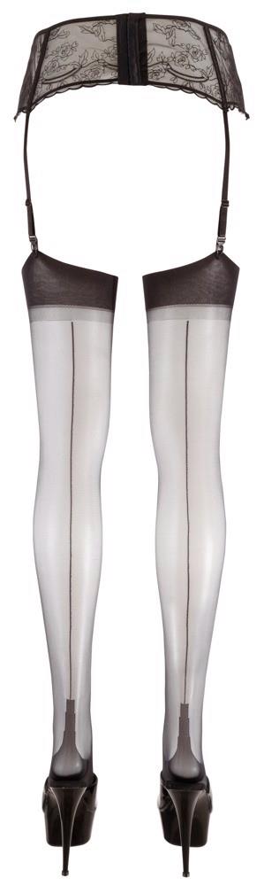 Ciorapi cu cusături Cottelli LEGWEAR, negri, 15 den