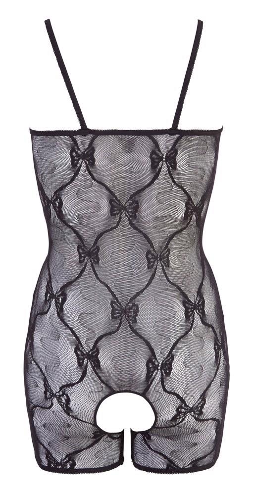 Body cu dantelă deschisă NO:XQSE negru L/XL