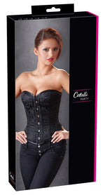 Corset Cottelli Party Brocade Negru XXL