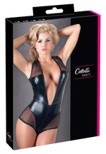 Body Cottelli PARTY cu fermoar în zona inghinală, negru, mărimea S