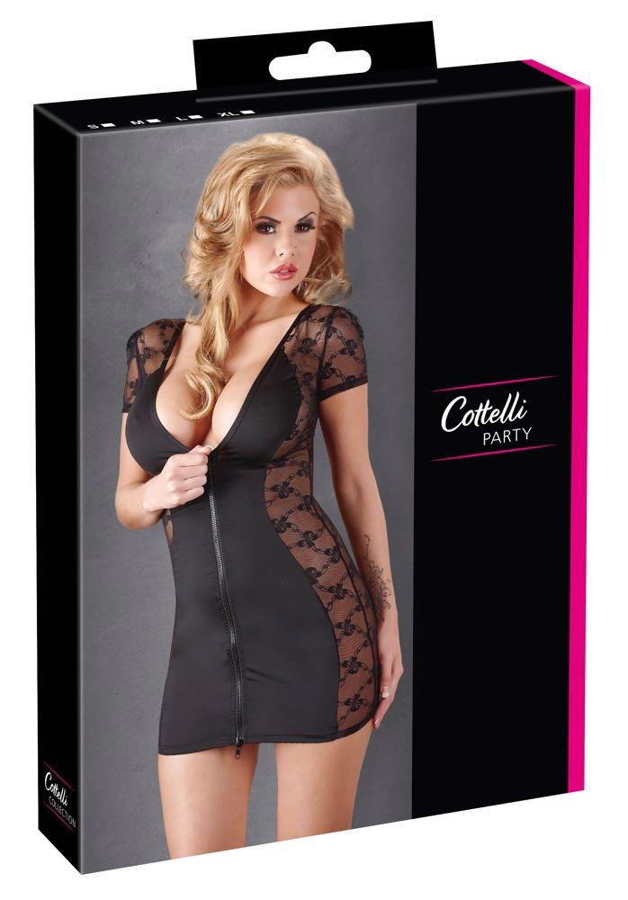 Rochie Cottelli PARTY cu fermoar, neagră M