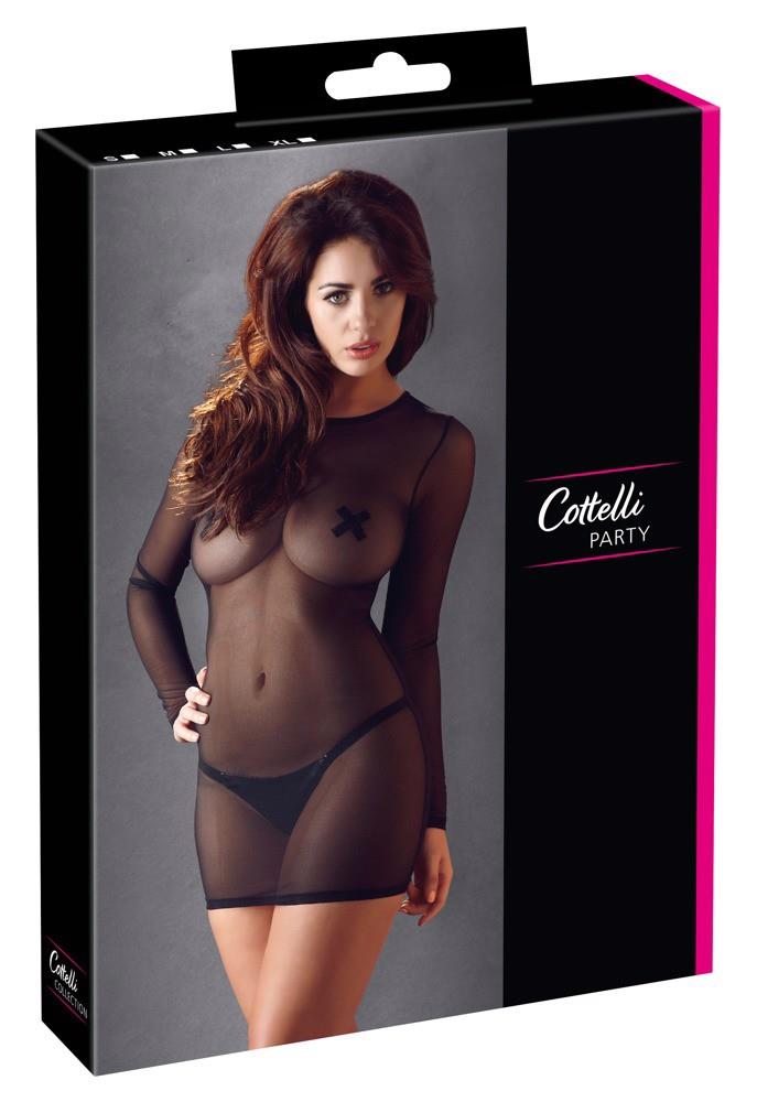 Rochie elastică Cottelli PARTY neagră M