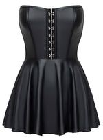 Rochie mini tub Cottelli PARTY neagră cu cârlige