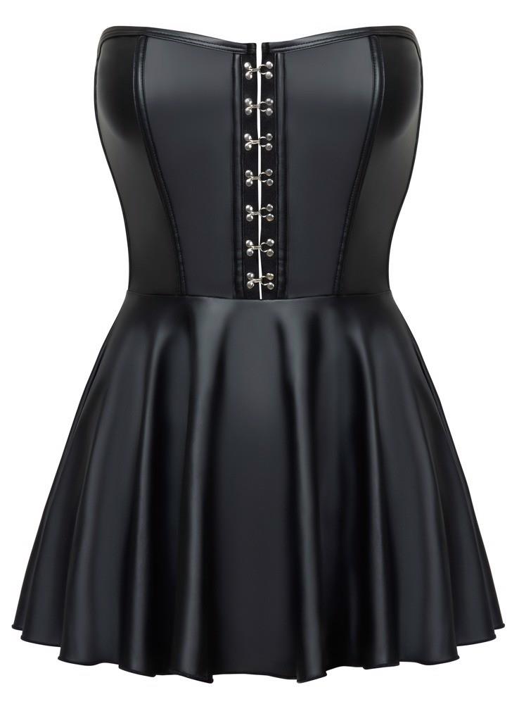 Rochie mini tub Cottelli PARTY neagră cu cârlige