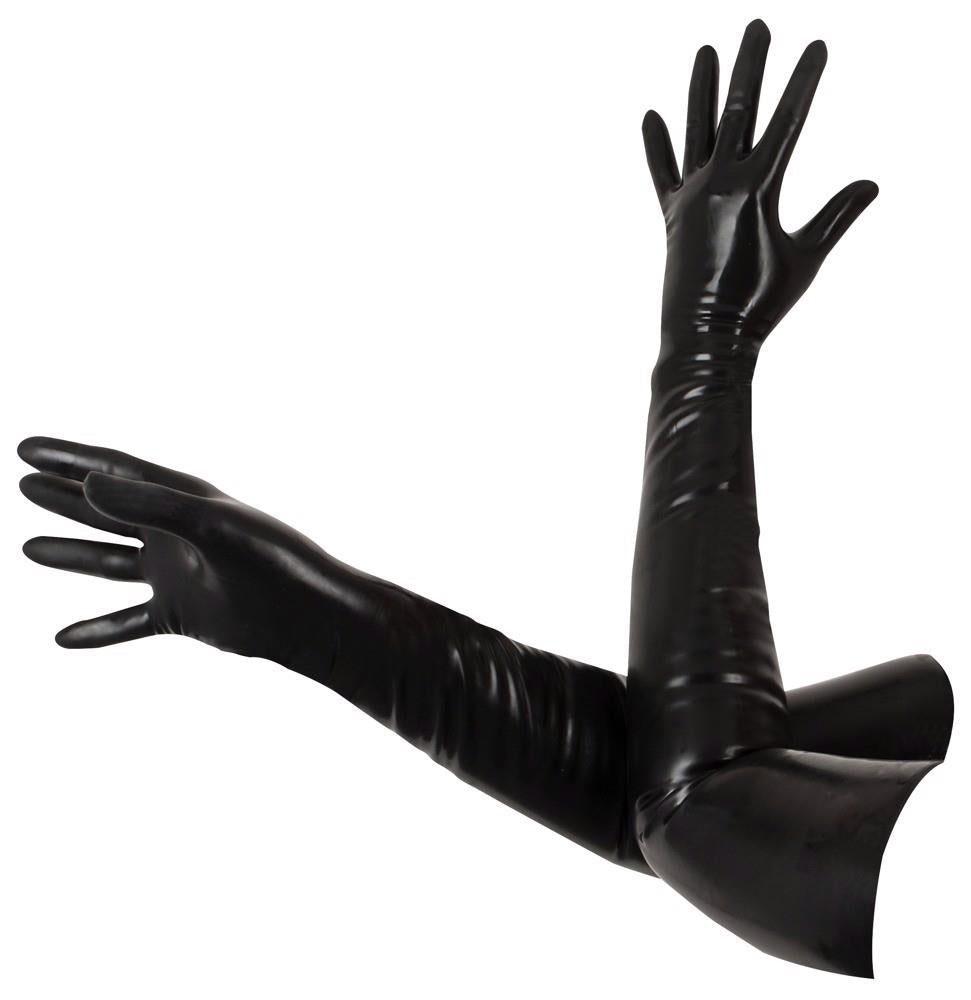 Mănuși Late X din latex, lungime până la cot, mărime mică