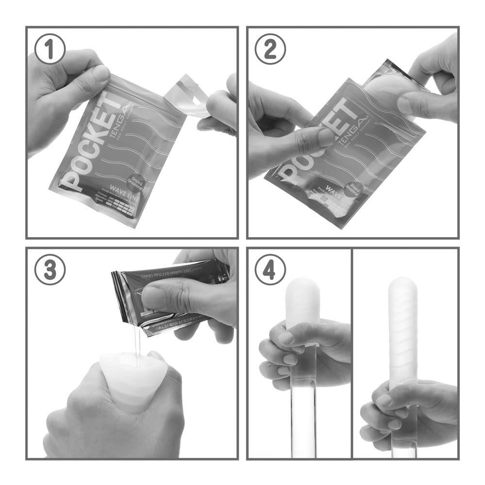 Masturbator Tenga Pocket Block Edge