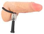 Inel pentru penis Rebel Heavy Rope din silicon, negru