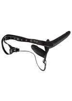 You2Toys Strap dublu din silicon reglabil negru 15 cm