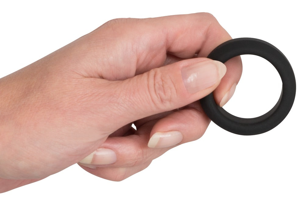 Inel pentru penis din silicon Black Velvets 3,2 cm