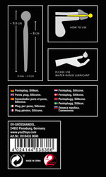 Plug de penis din silicon Penisplug 9,6 cm