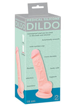 Dildo realist din silicon medical 18 cm