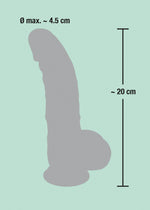 Dildo realist din silicon medical 20 cm