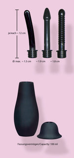Gel de duș intim Bad Kitty Negru 100 ml