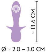 Vibrator Mini Cuties Purple cu 4 USB-uri