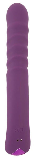 Vibrator Javida Rabbit cu silicon Thrust 24 cm USB