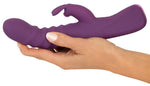 Vibrator Javida Rabbit cu silicon Thrust 24 cm USB