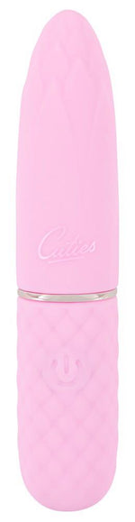 Mini vibrator Cuties silicon roz USB 10.5 cm