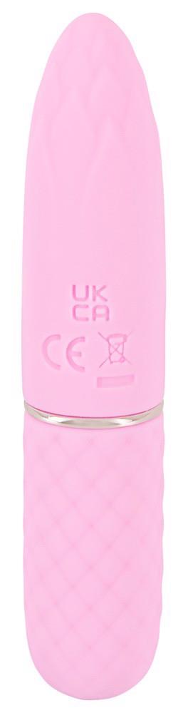 Mini vibrator Cuties silicon roz USB 10.5 cm