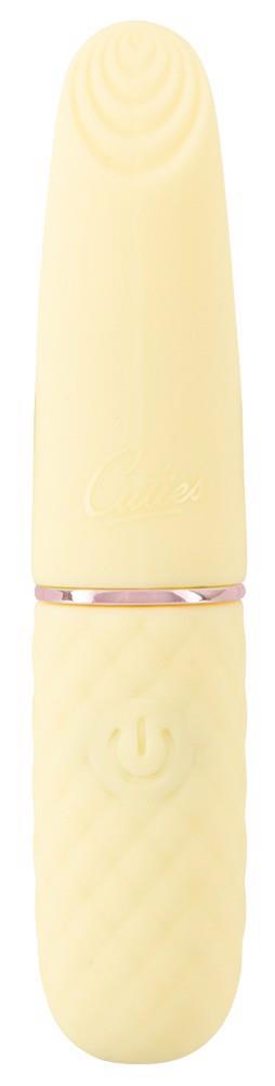 Vibrator Mini Silicon Cuties, Galben, USB, 10,5 cm