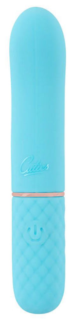 Vibrator Mini Cuties Albastru Silicon USB 11,8 cm