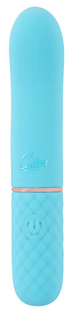 Vibrator Mini Cuties Albastru Silicon USB 11,8 cm