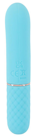 Vibrator Mini Cuties Albastru Silicon USB 11,8 cm