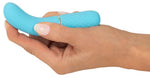 Vibrator Mini Cuties Albastru Silicon USB 11,8 cm