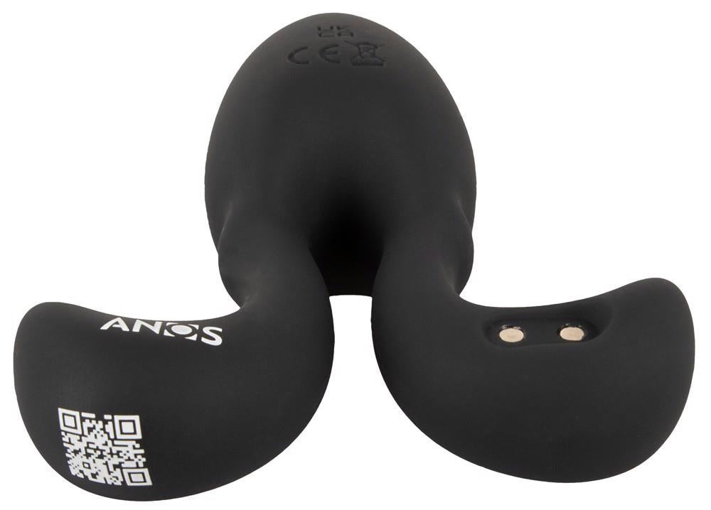 Plug anal vibrant ANOS cu telecomandă USB, silicon