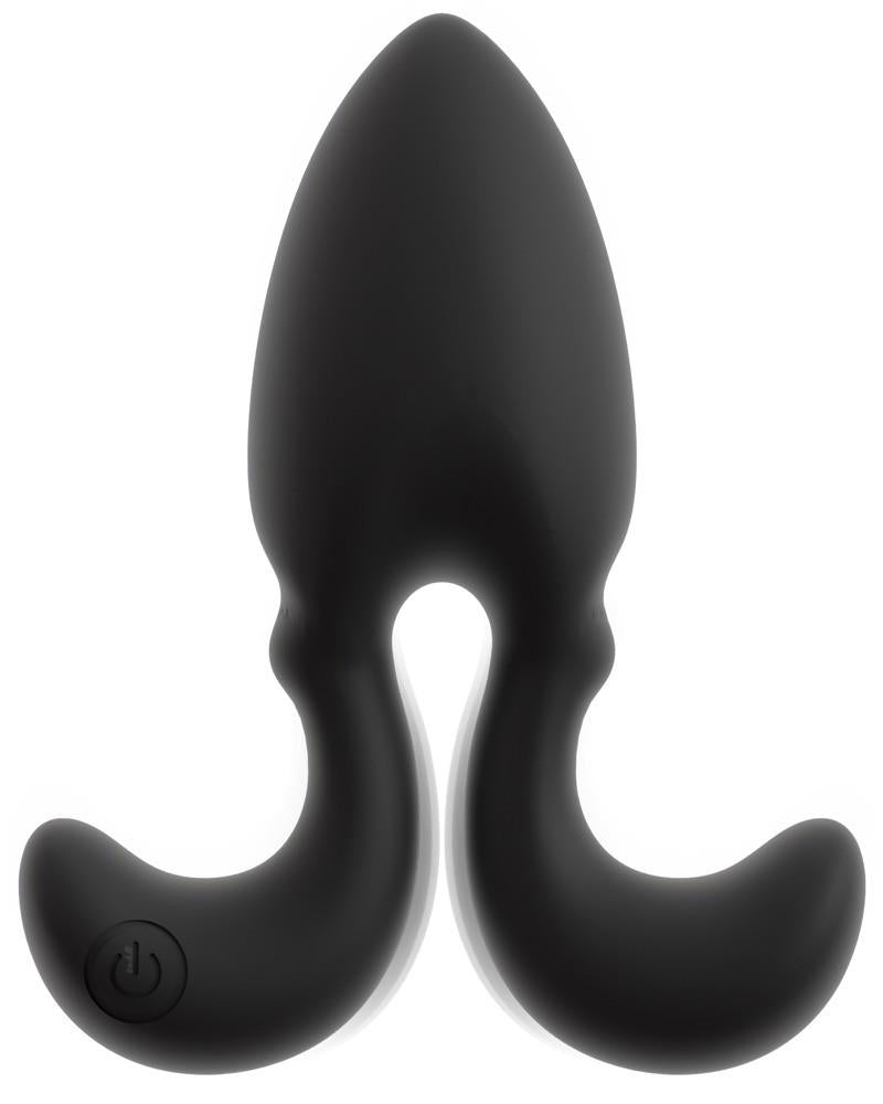 Plug anal vibrant ANOS cu telecomandă USB, silicon