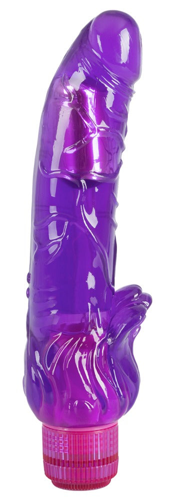 Vibrator cu gel H2O Viking Wet Vibe violet 23 cm