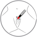 Vibrator ruj You2Toys roșu 8,7 cm