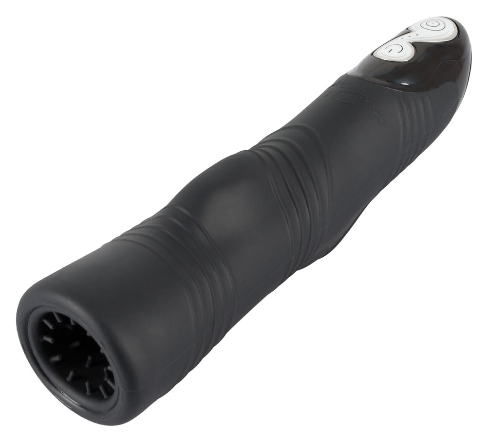 Masturbator vibrant din silicon Paso nero 27 cm