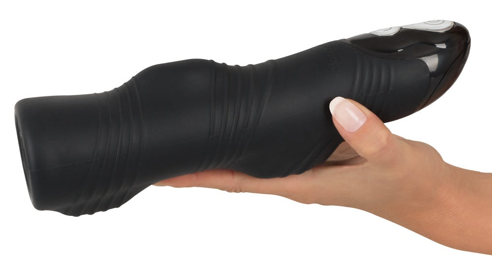 Masturbator vibrant din silicon Paso nero 27 cm